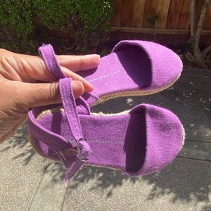 Purple gap sandals